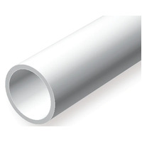 STYRENE ROUND TUBING 2.4MM x 350MM 6PC