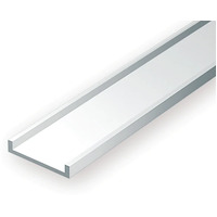 Plastic Channel. 4.8mm x 1.6mm x 350mm  (3 Pieces)