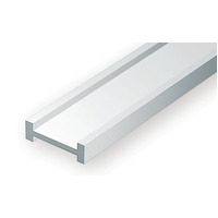 PLASTIC I-BEAM.  6.3mm x 2.9mm x 350mm (3 Pieces)