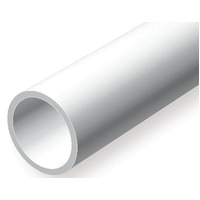 STYRENE ROUND TUBING 4.76MM x 600MM 6PC