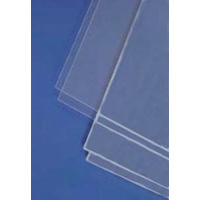 STYRENE SHEETS CLEAR (3). 150MM X 300MM X .13MM.