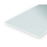 STYRENE SHEETS WHITE ASSORTED (3)  150MM X 300MM X (.24MM, .51MM, 1.02MM)THK