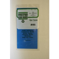 Styrene Sheets Transparent Blue (2) 150mm X 300mm X .254mm