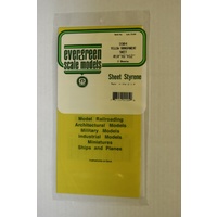 Styrene Sheets Transparent Yellow (2) 150mm X 300mm X .254mm