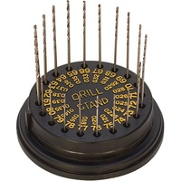 20-pc. Number Drill Set #61-80 In Clear Dome