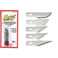Excel 20004 Assorted Heavy Duty Blades (Pkg Of 5)