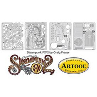 Steampunk FX2 Set of 4 - Mini Series Templates