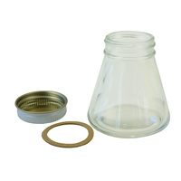 3oz Tapered Glass  Bottle/Cap/Gasket Complete
