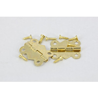 Hinge Brass #1 Gold 2 Pc/pkt