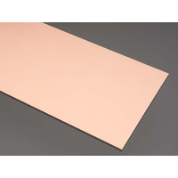 COPPER SHEET 102mm x 254mm x .64mm