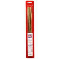 Brass Rod Assortment.  0.51mm-4.76mm (.020"-3/16") 11pc