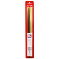 Brass Strip Assortment .41mm-1.63mm Various Thicknesses (12pc)