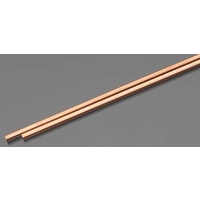 COPPER SQUARE TUBE 3.2mm x 300mm (1/8" x 12") 2PC
