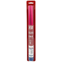 K&S Pink Aluminium Foil 0.19mm Thick 300mm Wide x 609mm Long (1 Roll)