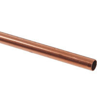 COPPER ROUND TUBE 4.0mm OD x 300mm 3pc