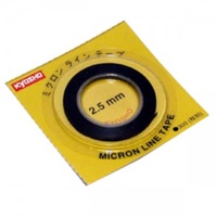 Kyosho 1843 Micron Tape 2.5mm x 5M Black