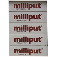 Milliput Terracotta Putty - 5 Pack