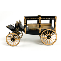 Model Trail Ways 1895 Horse-Drawn Hearse Wagon - Scale 1:12 