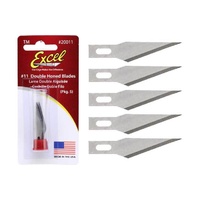 5pc Excel No 11 Double Honed Angled Knife Blades