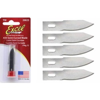 No 25 Contoured Knife Blades (5pc)