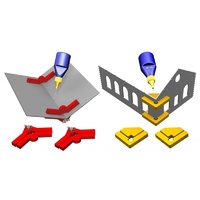 "Snap & Glue" Magnetic Clamp Set (4 pcs)