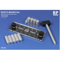 Rivets Maker - Punch and Die Set (10 different  punch tool from 0.6 mm up to 2 mm)