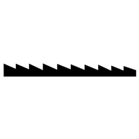 #4/15 TPI pin end scrollsaw blades 125mm PKT 6