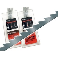 Scrollsaw Blades pin less 2.54mm width x .56mm Thickness x 15TPI /#4 x 125mm (12)