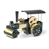 Wilesco D 376 Steam Roller Kit Form, black/brass