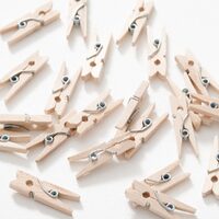 Pegs Mini 45mm Wooden pkt 48
