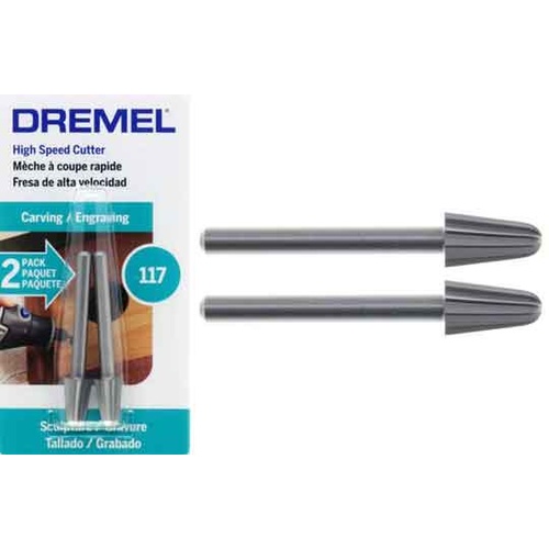 Dremel High-Speed Cutter 6.4mm #117 - 3.2mm shank 2pc