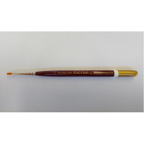MICRON MINI SYTNTHETIC BRUSH POINTED FLAT #2/0