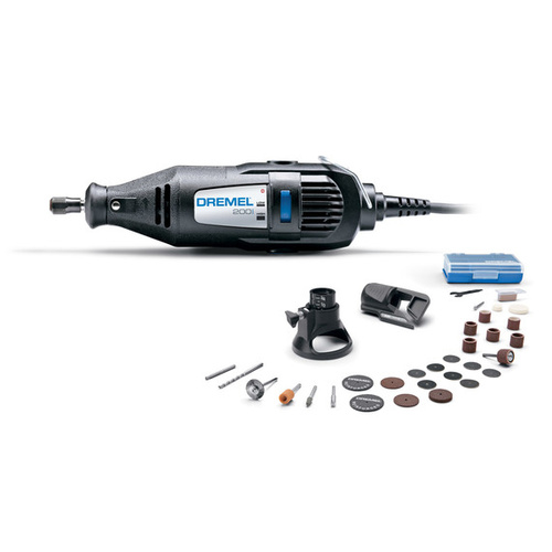 Dremel 200 Series MultiPro Rotary Tool Kit + 30 Accessories + 2 Attachment. 