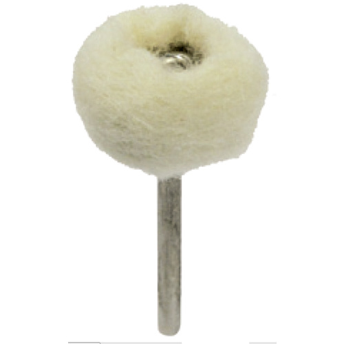 Polishing & Buffing Wheel White Soft Wool 25mm