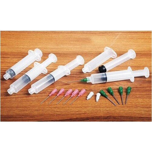 Glue Syringes and Needle Ends