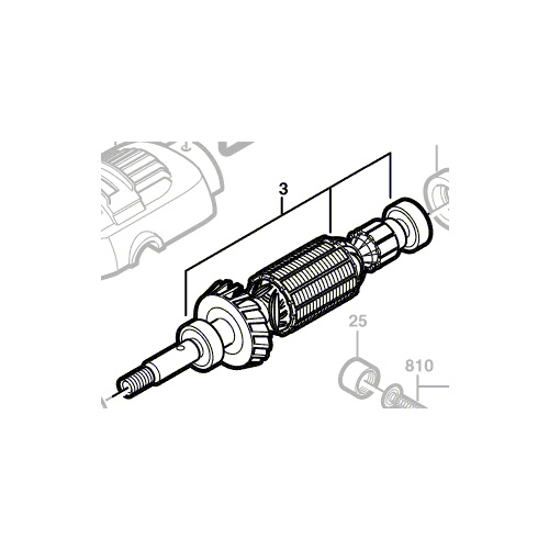 Dremel Armature - Suit 200, 215, 275, 285, 300, 395