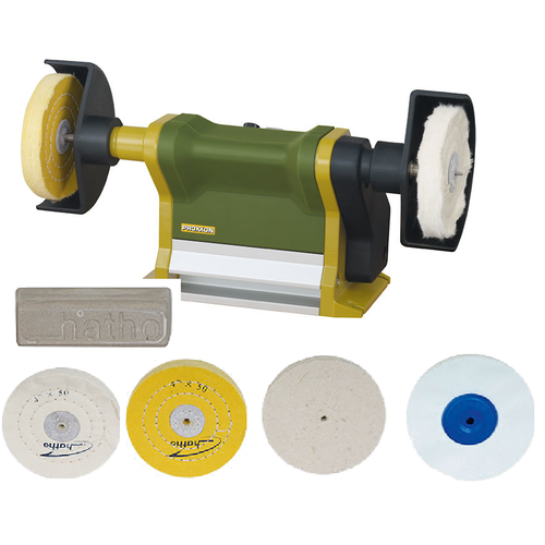 PROXXON Polishing Kit featuring PM 100 and Accessories