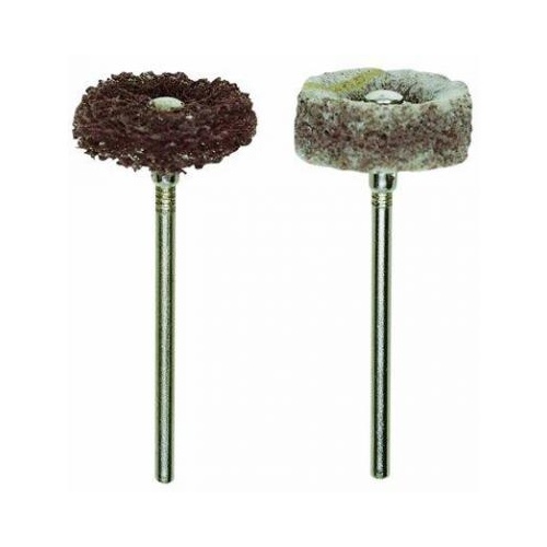 Sanding bit, nylon fleece brush set, 2 pcs