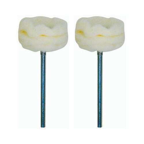 Polishing bit, felt, 22mm wheel, 2 pcs