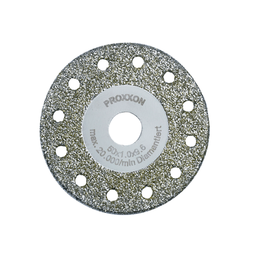 Proxxon Diamond Coated Cutting/Roughing Disc 50mm x 10mm x 1.0mm thick