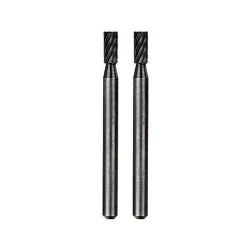 Milling bit, tungsten vanadium HSS, 3mm cylinder, 2 pcs