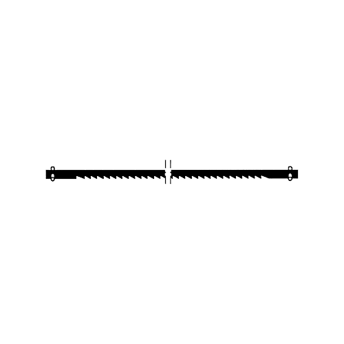 'Normal' 18 TPI - SCROLL SAW BLADES - Pkt of 12
