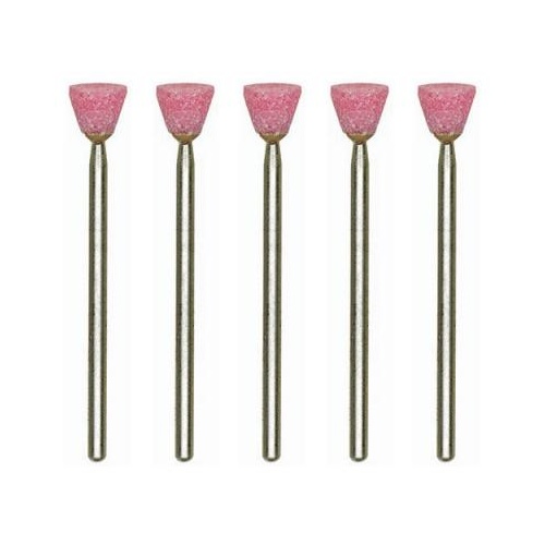 Grinding bit, corundum, small, 7.0mm cone, 5 pcs