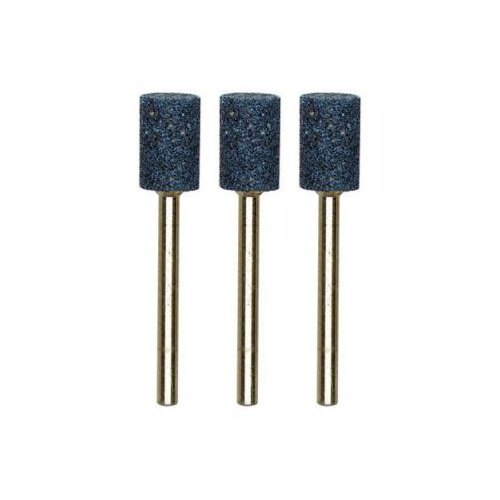 Grinding bit, corundum, large, 8.0mm cylinder, 3 pcs