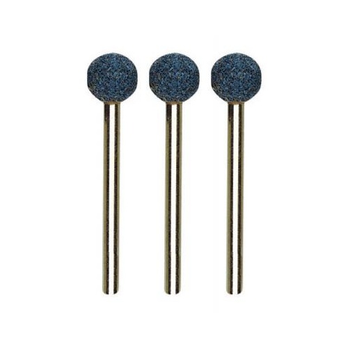 Grinding bit, corundum, large, 9.0mm ball, 3 pcs