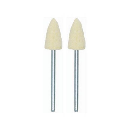 Felt Polishing bit. Taper. 8x15mm, 2 pcs