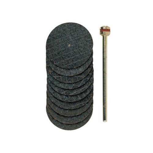 Cutting disc, aluminium oxide, 22x0.8mm, 10 pcs with arbor