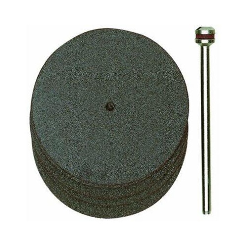 Cutting disc, corundum, 38 x 0.7mm, 5 pcs with arbor