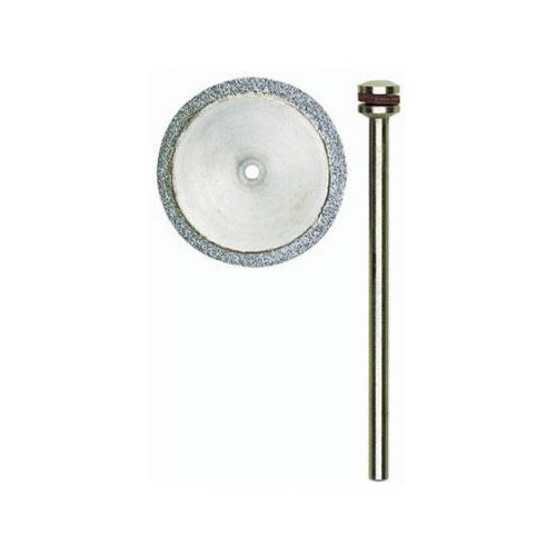 Diamond coated Cutting disc. 20x0.6mm, with arbor