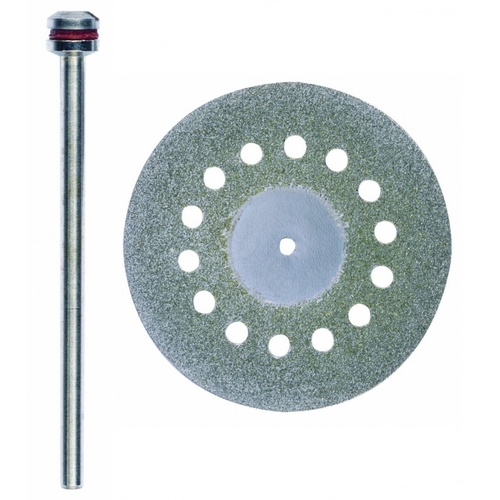 Diamond-coated cutting disc with cooling holes (38mm diameter)